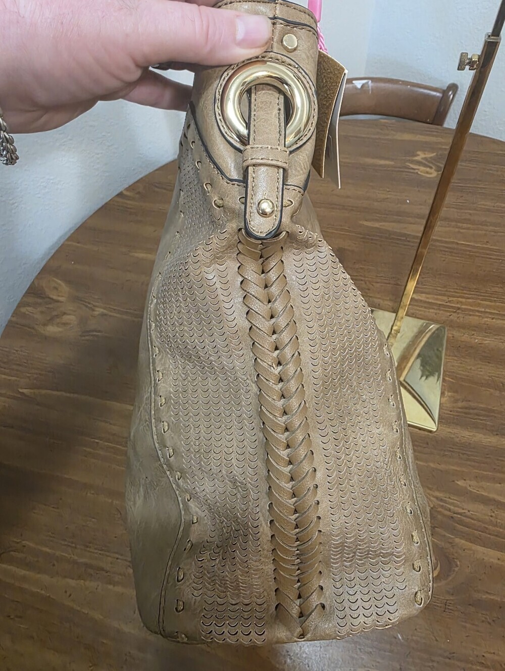 Handbag Republic Calin Collection Whipstitch Vegan Leather NWT - Picture 5 of 16